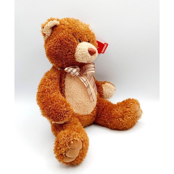 Aurora BROWN SUGAR Bear Brown Tan Fur 12in Soft Fur Plush Tan NEW - Picture 2 of 5